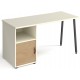 Sparta Straight Desk With Pedestal and Cupboard Door